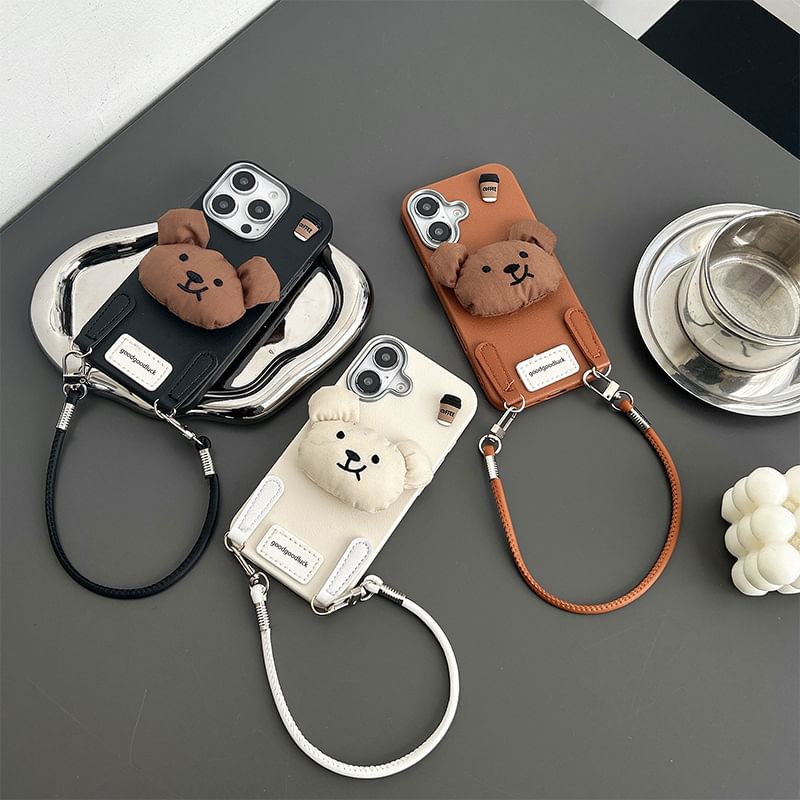 Case Strap Puffed Phone Bear with