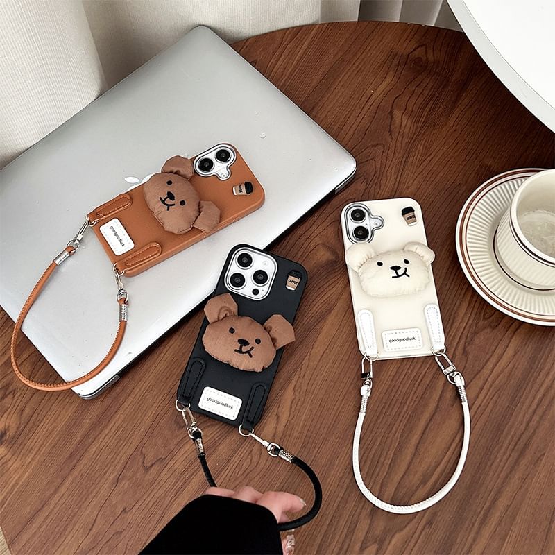 Case Strap Puffed Phone Bear with