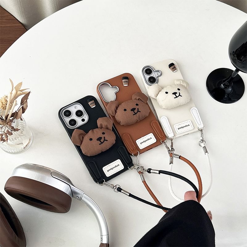 Case Strap Puffed Phone Bear with