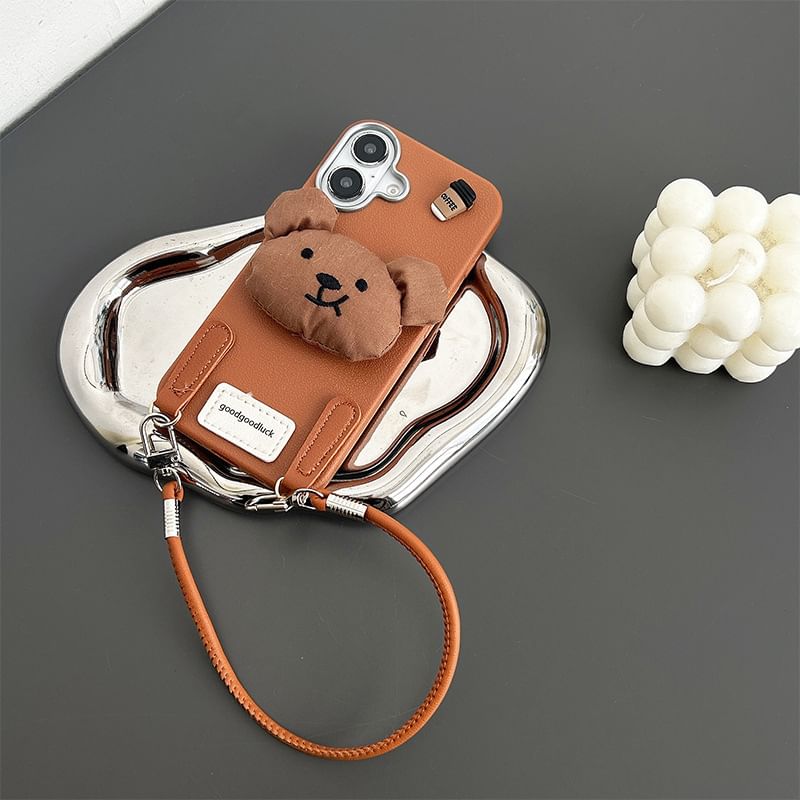 Case Strap Puffed Phone Bear with