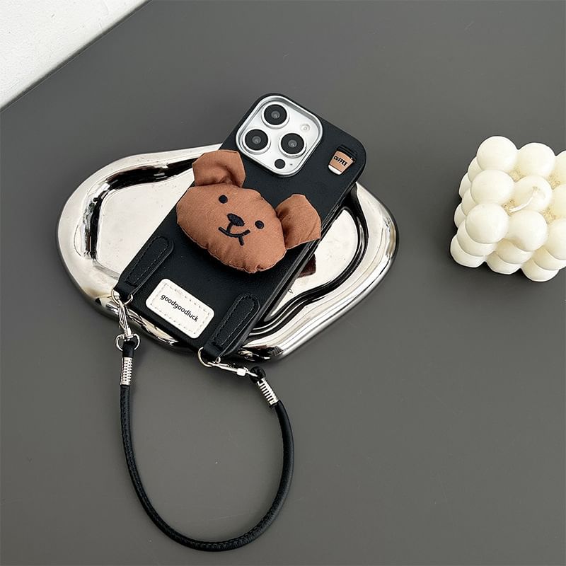 Case Strap Puffed Phone Bear with