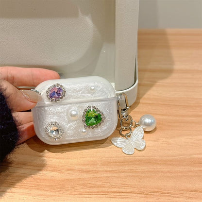 Skin Charm Earphone with / AirPods Rhinestone Case Pro