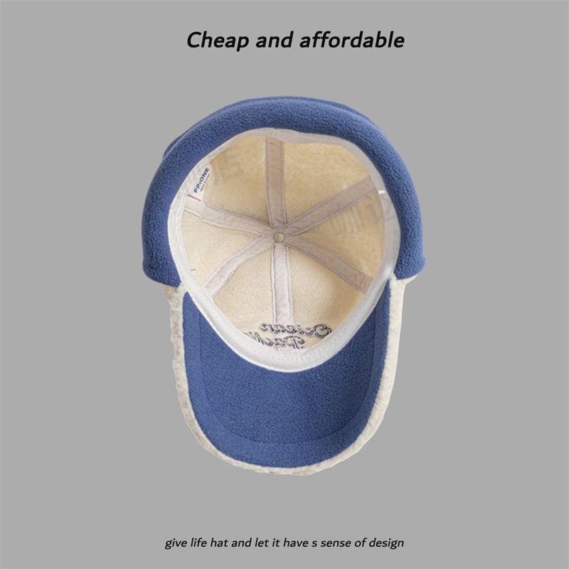 Cap Lettering Embroidered Earflap Baseball