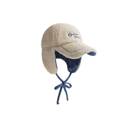 Cap Lettering Embroidered Earflap Baseball