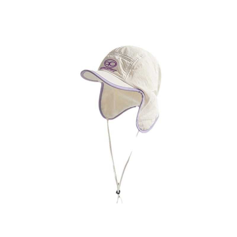 Trapper Print Lettering Hat