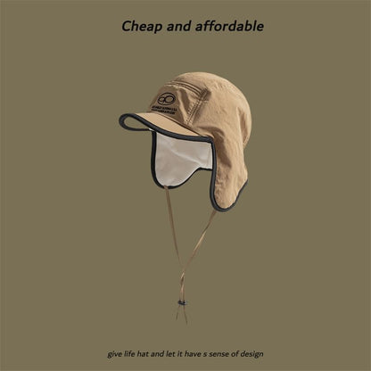 Trapper Print Lettering Hat