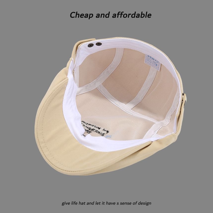 Cartoon Hat Embroidery Newsboy