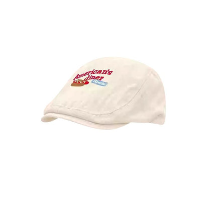 Cartoon Embroidery Hat Newsboy