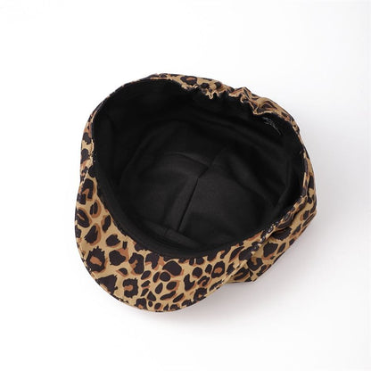 Cap Newsboy Ear Cat Patterned