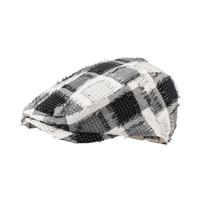 Patchwork Bucket Distressed Hat