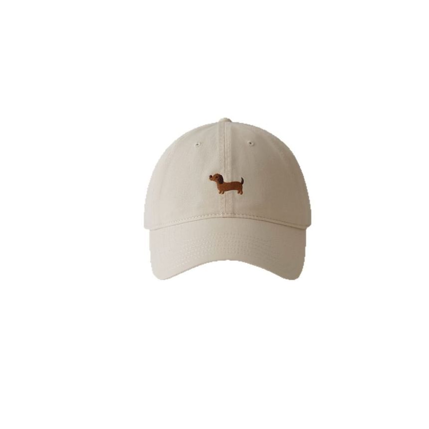 Dog Embroidered Cap Baseball