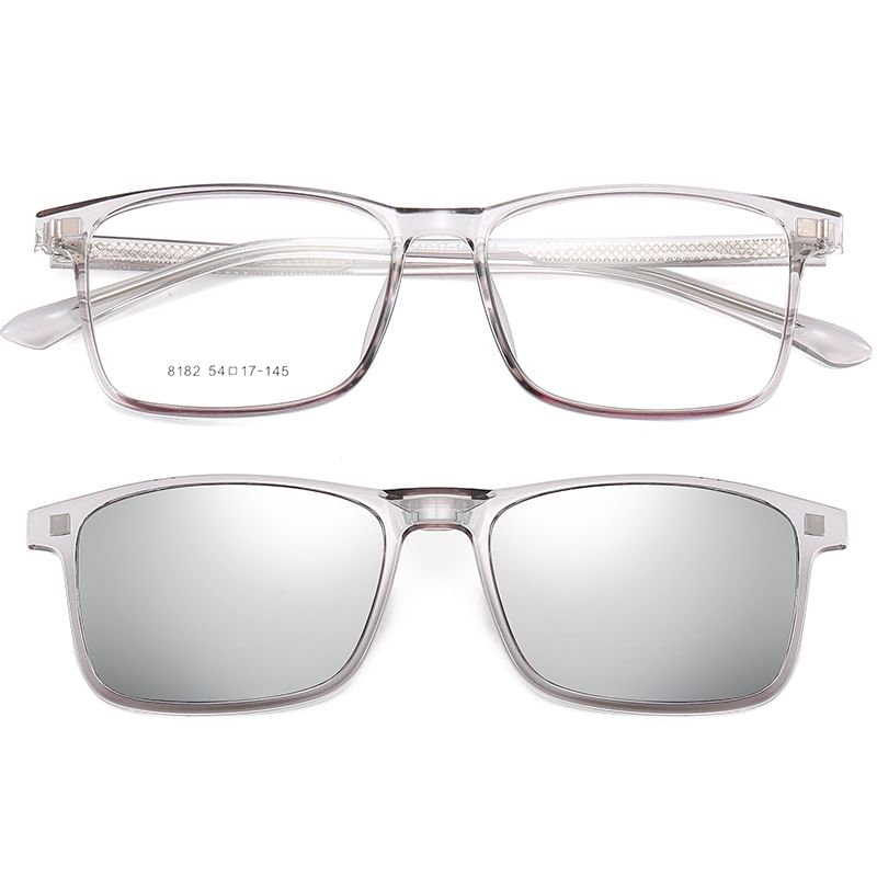 with Sunglasses Glasses Clip On Square