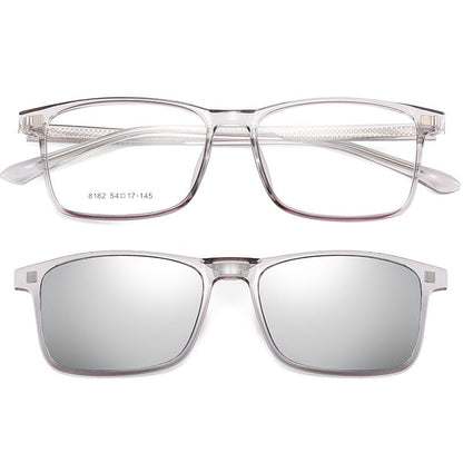 with Sunglasses Glasses Clip On Square