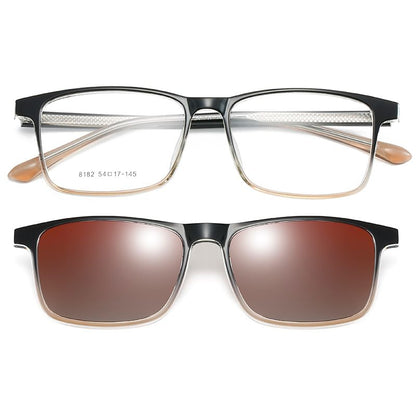 with Sunglasses Glasses Clip On Square