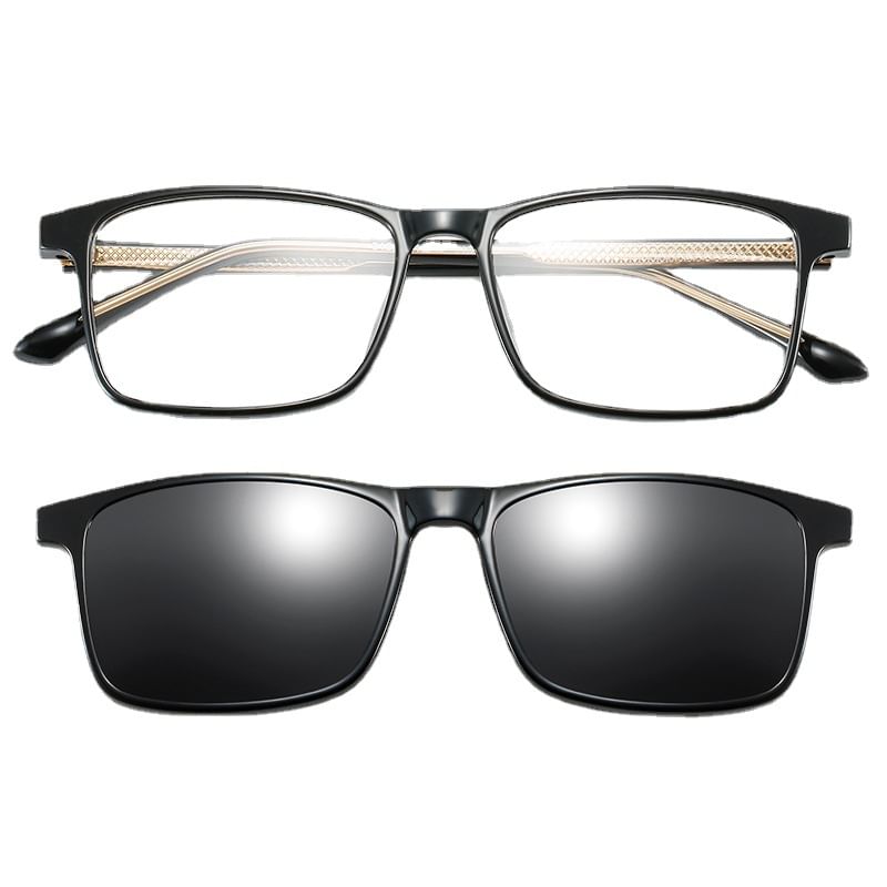 with Sunglasses Glasses Clip On Square