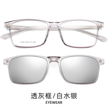 with Sunglasses Glasses Clip On Square