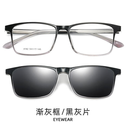 with Sunglasses Glasses Clip On Square