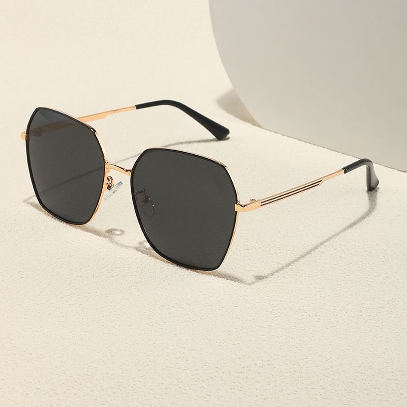 Geometric Oversized Sunglasses