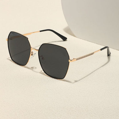 Geometric Oversized Sunglasses