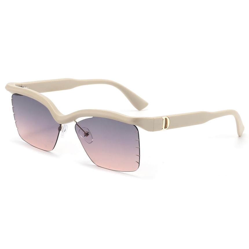Sunglasses Rimless Browline
