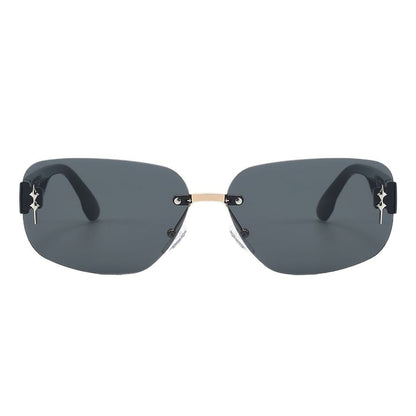 Rimless Sunglasses Rectangle