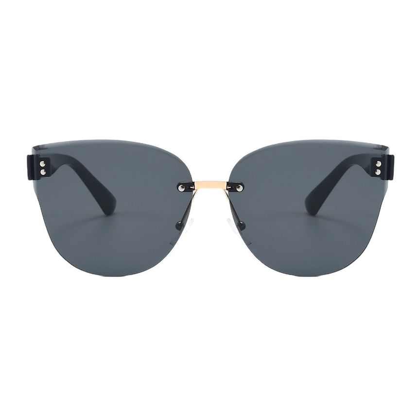 Oval Sunglasses Rimless