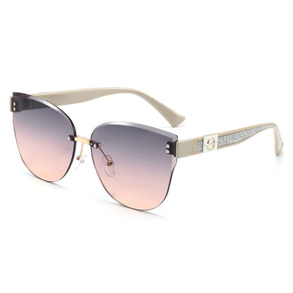 Oval Sunglasses Rimless