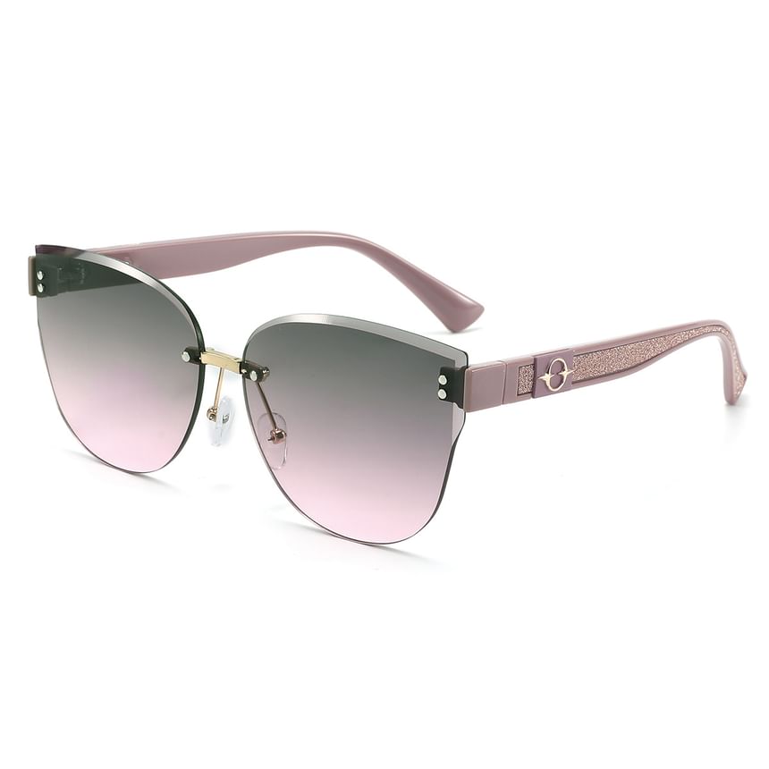 Oval Sunglasses Rimless