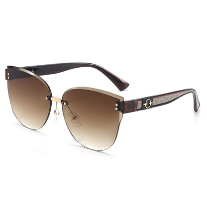 Oval Sunglasses Rimless