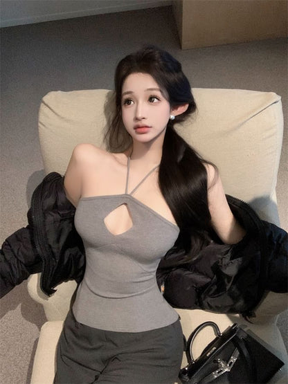 Plain Top Halter Cutout