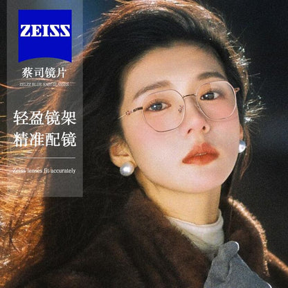 Blocking Light Glasses Blue Polygon