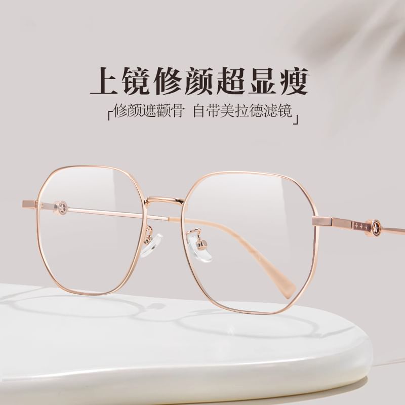 Blocking Light Glasses Blue Polygon