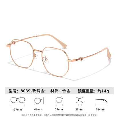 Blocking Light Glasses Blue Polygon