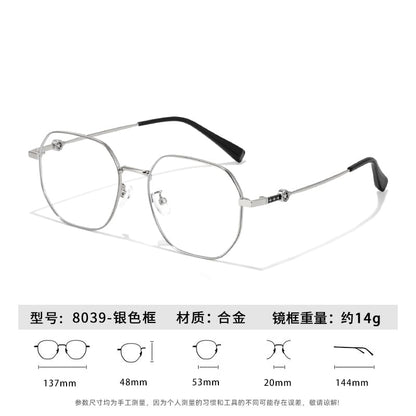 Blocking Light Glasses Blue Polygon