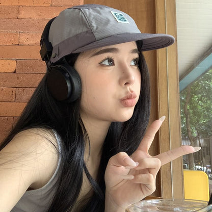 Lettering Baseball Applique Cap