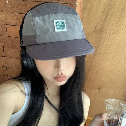 Lettering Baseball Applique Cap