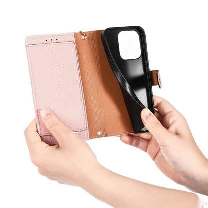 Heart Embroidered Folio Faux Leather Phone Case