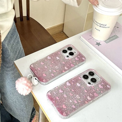 Heart Print Phone Case