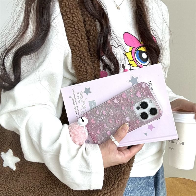 Heart Print Phone Case