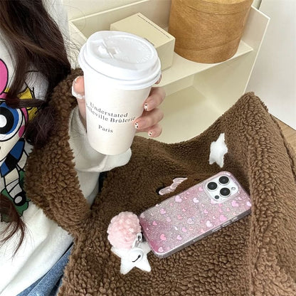 Heart Print Phone Case