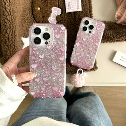 Heart Print Phone Case