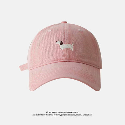 Embroidered Cap Baseball Dog