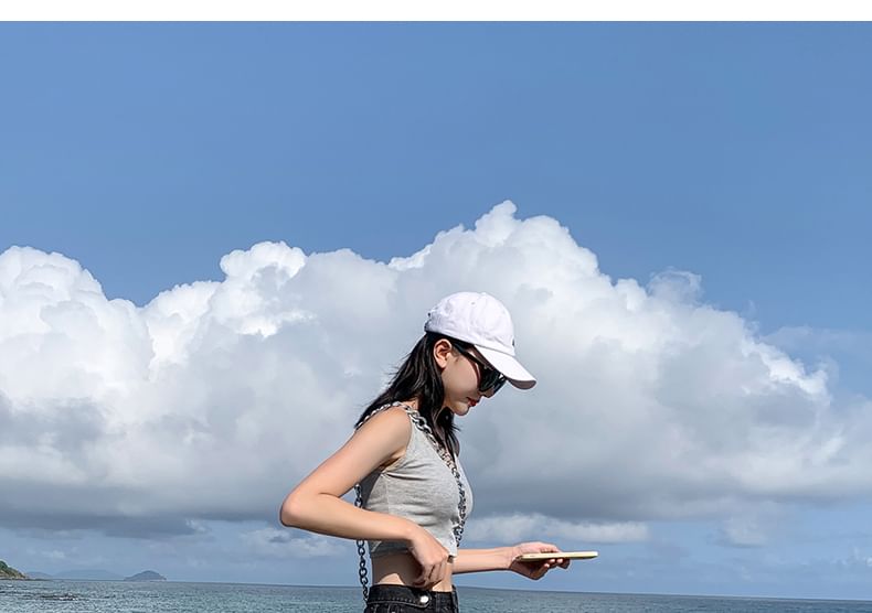 Waist Washed Denim Slit Shorts High Zip Lettering Print