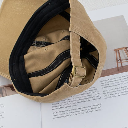 Distressed Applique Baseball Cap Lettering