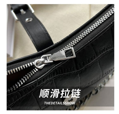 Animal Hobo Bag Print Buckled