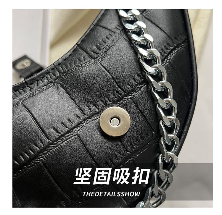 Animal Hobo Bag Print Buckled