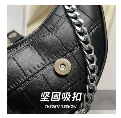 Animal Hobo Bag Print Buckled