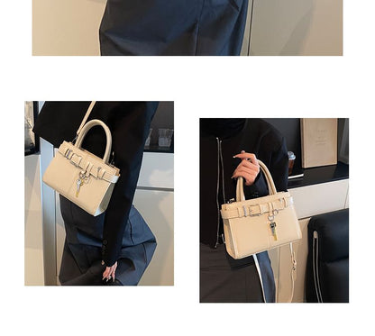 Faux Bag Leather Buckle Crossbody