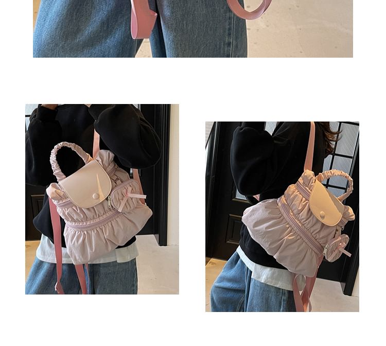 Textile Backpack Plain