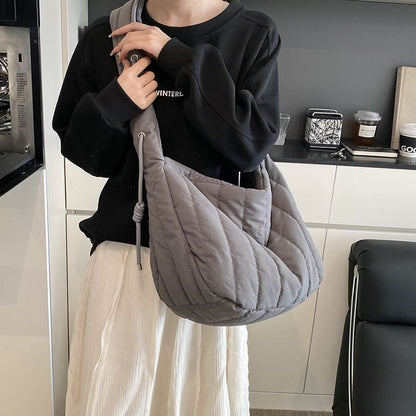 Shoulder Plain Bag Quilted